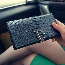 Long Designer Women Wallets Clutch Ladies Leather Purse Handy Bag Card Holder Money Wallets Ladies Wallet Long Purses ELY