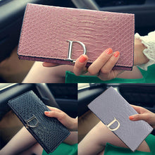 Long Designer Women Wallets Clutch Ladies Leather Purse Handy Bag Card Holder Money Wallets Ladies Wallet Long Purses ELY