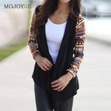 Long Sleeve Knitted Women Cardigan Loose Oversize Sweater Outwear Coat Ptrinting Poncho Cardigan Women Christmas Sweater ELY