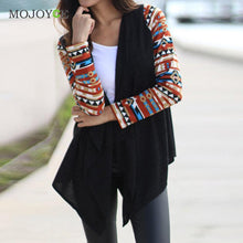 Long Sleeve Knitted Women Cardigan Loose Oversize Sweater Outwear Coat Ptrinting Poncho Cardigan Women Christmas Sweater ELY