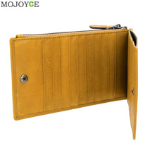 Long Zipper Cow Leather Wallet Purse Detachable Card Slots Pocket Leather Long Slim Men's Wallets Cow Leather Purses ELY