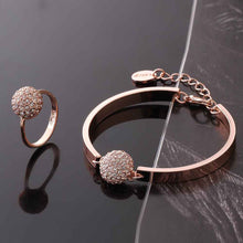 Austrian Crystal jewelry sets Curd phase Jewelry European Style SMTPS4 3 ELY