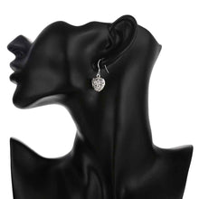 925 silver earing 925 silver jewelry Small Solid Heart earting 21 ELY