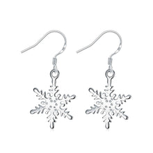 silver plated earing silver plated jewelry Snow Flower earting 3 2 ELY