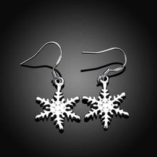 silver plated earing silver plated jewelry Snow Flower earting 3 2 ELY