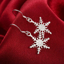 silver plated earing silver plated jewelry Snow Flower earting 3 2 ELY