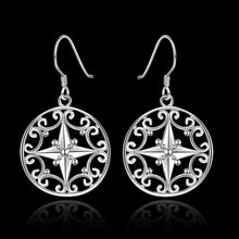 silver plated earing silver plated jewelry borth star earring 571 ELY