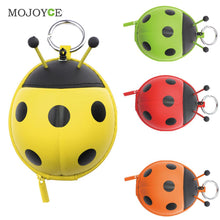 Lovely Cartoon Wallet Coin Bag Card Organizer Keys Holder Pouc (Ladybug) 1STL ELY