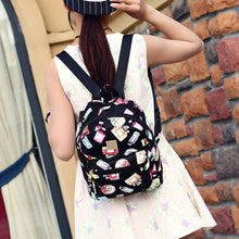 Lovely Scent Bottle Printing Leather Backpack Vintage Schoolbag for Teenagers Backpacks Women Mochila Feminina Satchel 1STL ELY