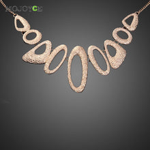 Luxury Exaggerated Water Drop Geometrical Irregular Alloy Choker Necklace 1STL ELY