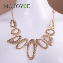 Luxury Exaggerated Water Drop Geometrical Irregular Alloy Choker Necklace 1STL ELY