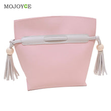 Luxury Handbags Women Bags Designer Bucket Women Leather Handbag Embossed Strips Tassel Shoulder Crossbody Bag Sac a main Bolsos ELY