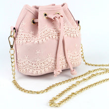 Luxury Handbags Women Bags Designer Clutch Women Messenger Bags Leather Bucket Shoulder Bag Lace Cross Body Bolsa Feminina ELY