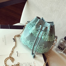 Luxury Handbags Women Bags Designer Clutch Women Messenger Bags Leather Bucket Shoulder Bag Lace Cross Body Bolsa Feminina ELY