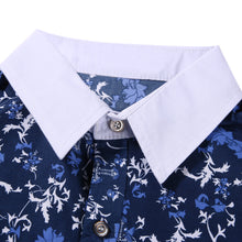 Luxury Men's Long Sleeve Slim Fit Shirt Casual Floral Pattern Slim Stylish Shirts Blouse Men Dress Shirts MLXLXXL ELY