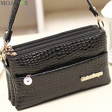Luxury Shoulder Bags Women Messenger Bag PU Crossbody Bags Satchel Women Leather Handbag Purse Crocodile Simple Handbag Women ELY