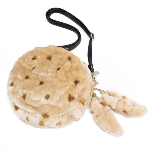 Luxury Women Leather Handbags PU LeatherArtificial Wool Lady Shoulder Crossbody Bag Circular Satchel Sac A Main Bolsa Feminina ELY