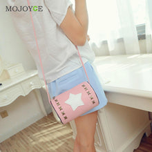 MOJOYCE Star Rivet Catridge Leisure Women Bag PU Leather Women Messenger Bag Shoulder Crossbody Bag Bolsa Feminina ELY