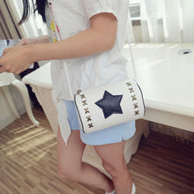 MOJOYCE Star Rivet Catridge Leisure Women Bag PU Leather Women Messenger Bag Shoulder Crossbody Bag Bolsa Feminina ELY