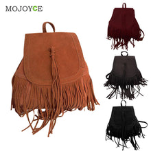 Matte Leather Tassel Backpack Women School Bags for Teenagers Backpacks for Teenage Girls Leather Backpack Mochila Feminina ELY