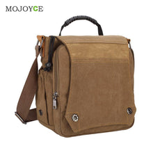 Men Canvas Bag Handbag Tote Shoulder Bag Khaki Shoulder Crossbody Bag Large Capacity Totes for Travel Rucksack ELY