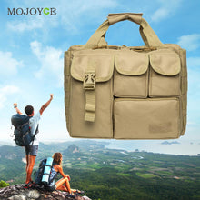 Men Fasion Multi-function Handbag Tote Canvas Bag Shoulder Crossbody Bag Large Capacity Totes for Travel Rucksack Mochila ELY