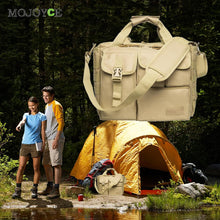 Men Fasion Multi-function Handbag Tote Canvas Bag Shoulder Crossbody Bag Large Capacity Totes for Travel Rucksack Mochila ELY