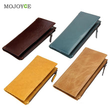 Men Leather Long Fasion Zipper Wallet Credit Card Purse 1STL ELY