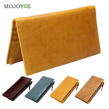Men Leather Long Fasion Zipper Wallet Credit Card Purse 1STL ELY