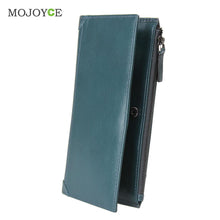 Men Leather Long Fasion Zipper Wallet Credit Card Purse 1STL ELY