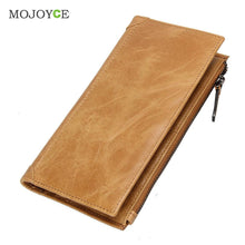 Men Leather Long Fasion Zipper Wallet Credit Card Purse 1STL ELY