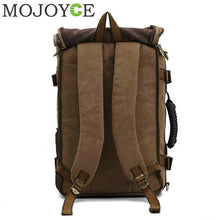 Men Multipurpose Large Shoulder Bag Canvas Backpack Dark Khaki Famous Mens Tote Bags Military Army Travel Men Large Bag ELY
