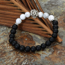 Men Women Natural Stone Bead Bracelet Lava Bracelet 1STL ELY