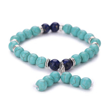 Men Women Natural Stone Bead Bracelet Lava Bracelet 1STL ELY