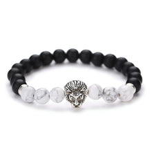 Men Women Natural Stone Bead Bracelet Lava Bracelet 1STL ELY