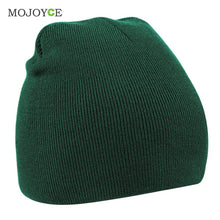 Men Women Gorros Beanie Hat Knitted Warm Wooly Unsex Mens Ladies Ski Skull Cap Hat for Women Gorro Knit Cap ELY