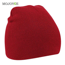 Men Women Gorros Beanie Hat Knitted Warm Wooly Unsex Mens Ladies Ski Skull Cap Hat for Women Gorro Knit Cap ELY
