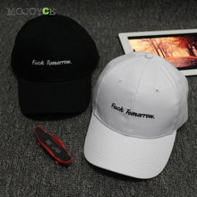 Men Women Peaked HipHop Cap Cotton Peaked Adjustable Snapback Baseball Cap Stitchwork Baseball Hat Black White Pink ELY