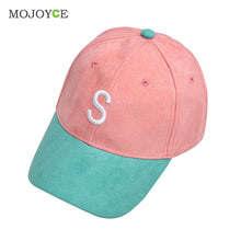 Men Women Strapback Snapback Baseball Cap Adjustable Trucker Curved Hat Women Men Faux Suede Brim Plain Blank Snapback Cap ELY