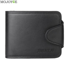 Men's Leather Cowhide Bifold Wallet ID Credit Card Holder Men Purses Credit Cards Coin Pocket carteira masculina ELY