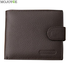 Men's Leather Cowhide Bifold Wallet ID Credit Card Holder Purse 1STL ELY