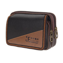 Men's Leather Clutch Pockets Wallet Bifold Business Credit Card Holder Packs Bolso Leather Waist Bag Clutches Wallet ELY