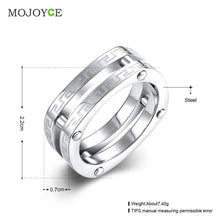 Men's Ring Jewelry Gold Plated Jewelry Rings titanium steel ring 1STL ELY