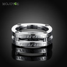 Men's Ring Jewelry Gold Plated Jewelry Rings titanium steel ring 1STL ELY