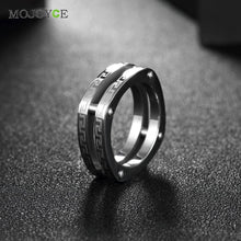 Men's Ring Jewelry Gold Plated Jewelry Rings titanium steel ring 1STL ELY