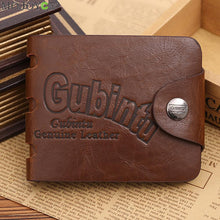 Mens Leather Bifold Wallet Card Holder Slim Coin Purse Brown Short Bifold Slim Purses thin Money Bag Clutch Change Pocket ELY