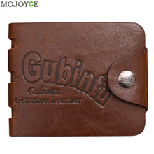 Mens Leather Bifold Wallet Card Holder Slim Coin Purse Brown Short Bifold Slim Purses thin Money Bag Clutch Change Pocket ELY