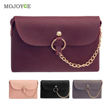Mini Litchi Stria Chain Ring Women Bag Small Shoulder Crossbody Bag Women Leather Handbags Women Messenger Bags Bolsa Feminina ELY