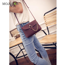 Mini Litchi Stria Chain Ring Women Bag Small Shoulder Crossbody Bag Women Leather Handbags Women Messenger Bags Bolsa Feminina ELY