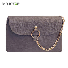 Mini Litchi Stria Chain Ring Women Bag Small Shoulder Crossbody Bag Women Leather Handbags Women Messenger Bags Bolsa Feminina ELY